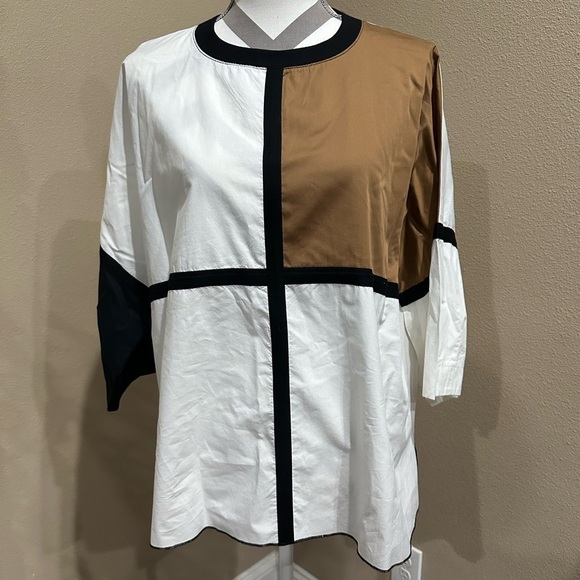 OZAI N KU Boxy Cotton Top(discontinued), EUC! - Picture 1 of 7